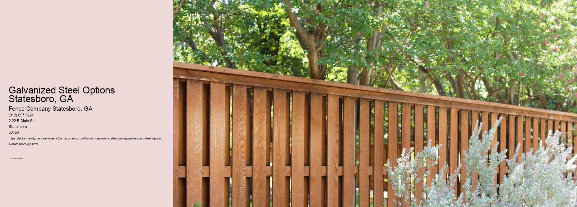 Galvanized Steel Options Statesboro, GA